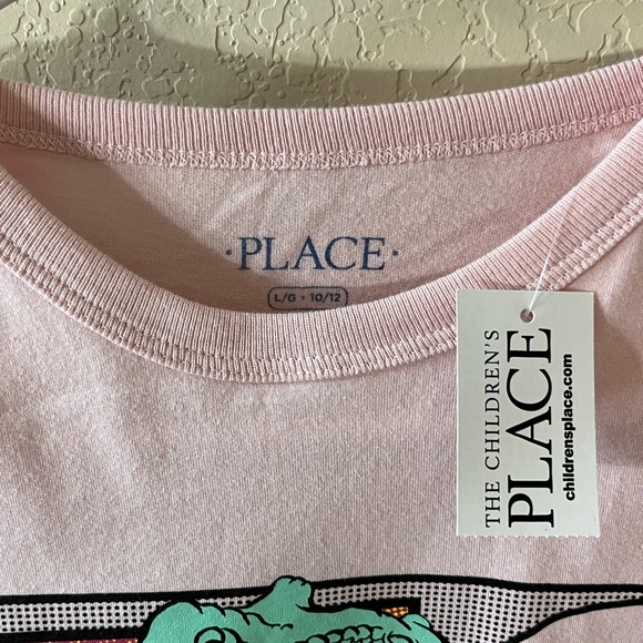 2 Pack Boy The Children's Place Blue and Pink Short Sleeve Tees - Picture 5 of 6